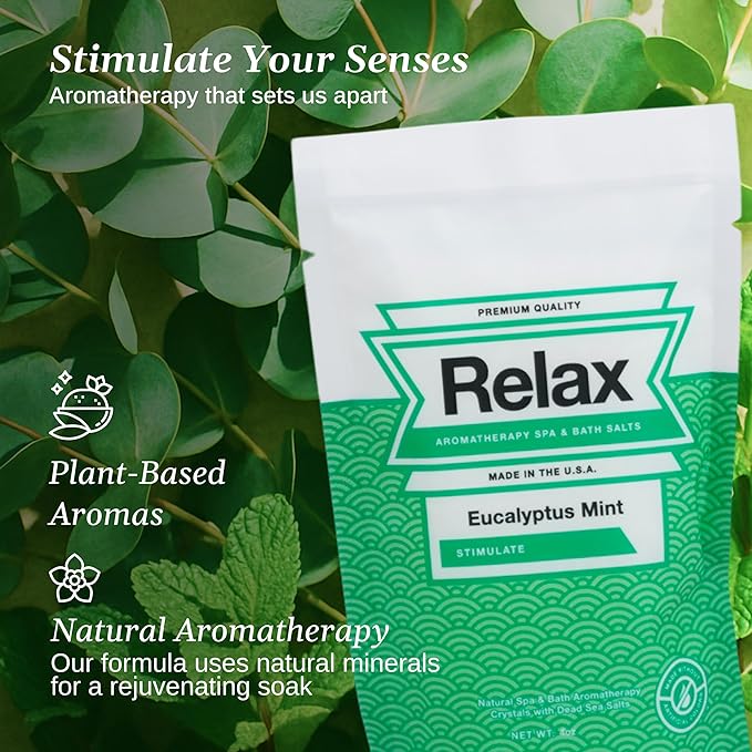 Relax Spa & Bath Aromatherapy Bath Salts Variety Pack - Image 4
