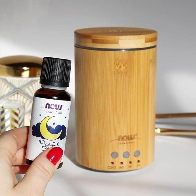 NOW Essential Oils, Peaceful Sleep Oil Blend, Relaxing Aromatherapy Scent - Image 5