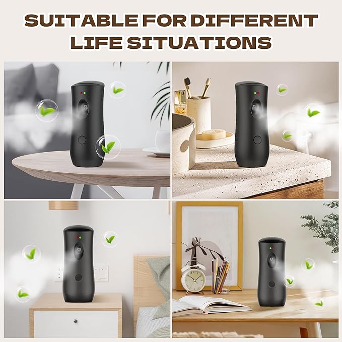 2 PACK Automatic Air Freshener Spray Dispenser | Adjustable Aromatherapy Machine - Image 5