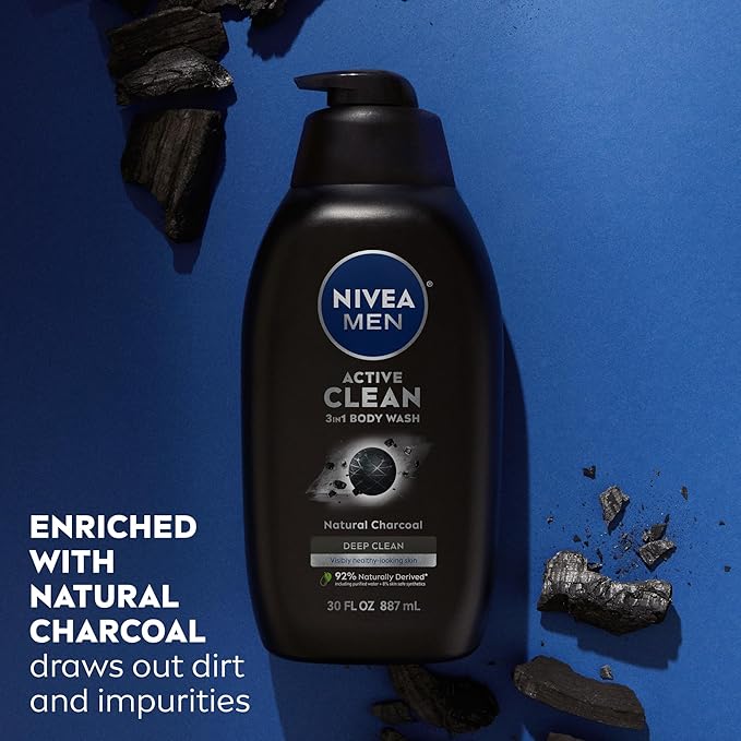 NIVEA Men Active Clean Body Wash - Image 3