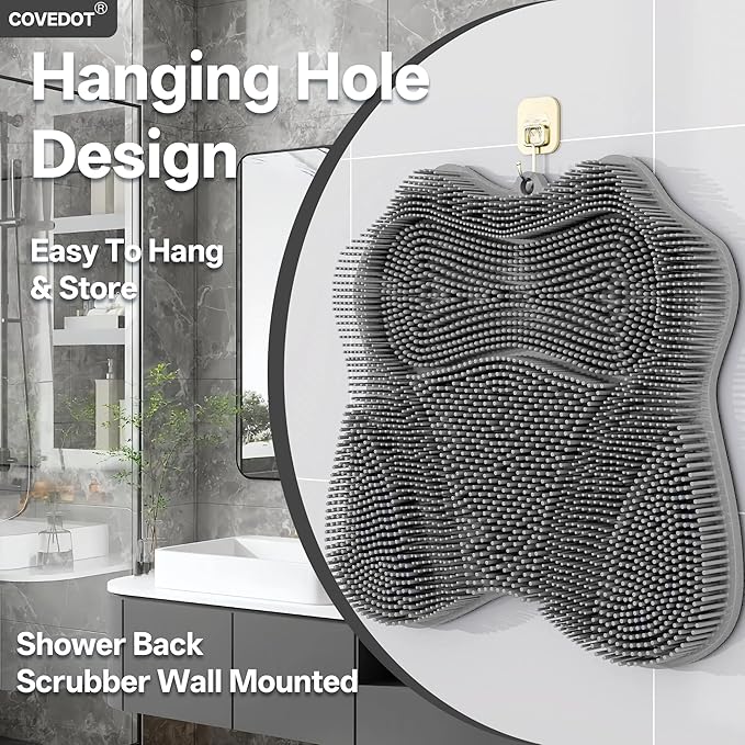 Dual-Sided Silicone Shower Foot Scrubber Mat – Foot Scrubber in Shower - Image 6