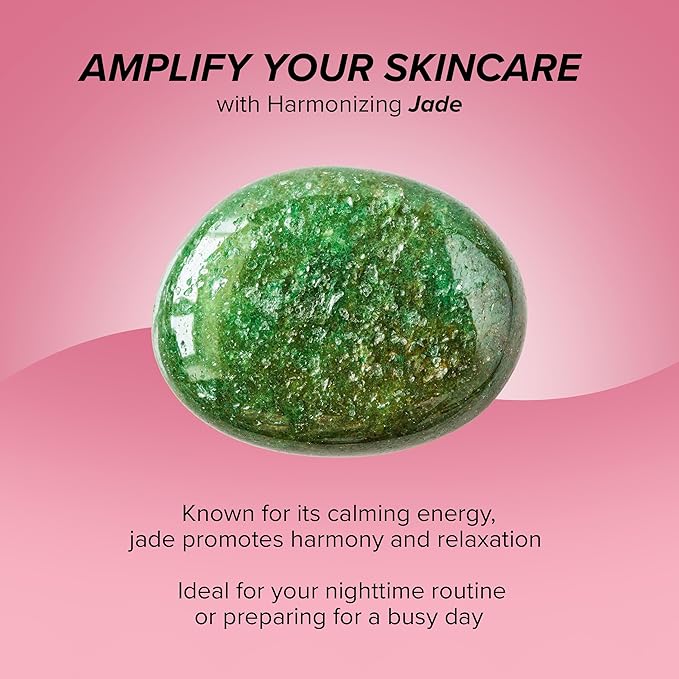 SKIN GYM Jade Sculpty Heart Gua Sha Tool, Heart-Shaped Facial Massage Tool - Image 4