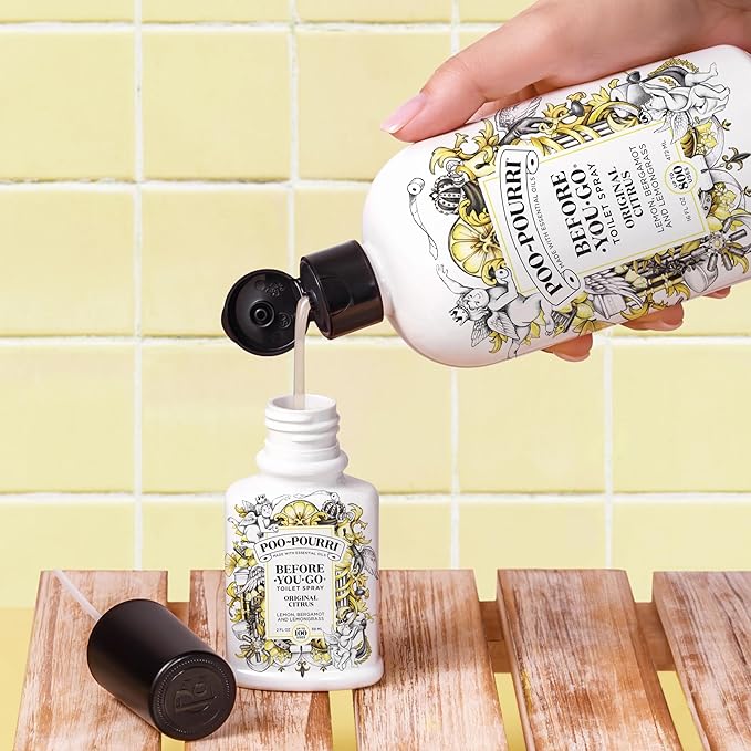 Poo-Pourri Before-You-Go Toilet Spray, Fresh Sea Salt, 4 Fl Oz, Bathroom Odor - Image 12