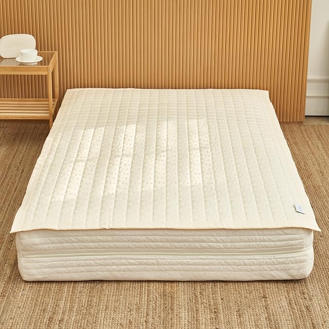 100% Cotton Twin Mattress Pad/Blanket, Also can be Used as Cover by ShieldLife - Image 3
