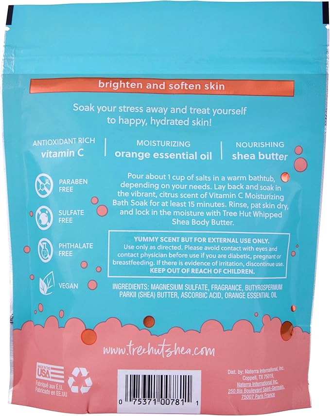 Tree Hut Vitamin C Brightening Bath Soak, Bath Salt - Image 2