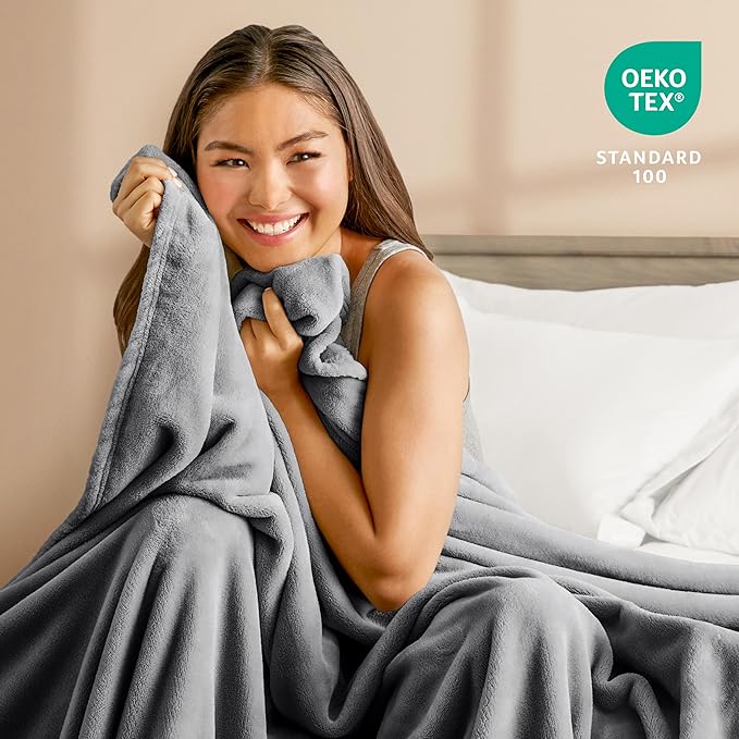 Bare Home Fleece Blanket - Image 4