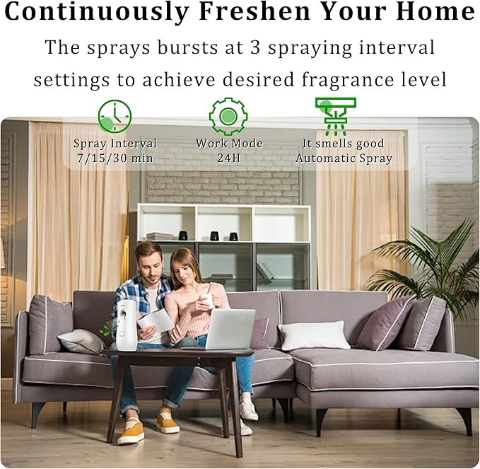 Automatic Air Freshener Spray Dispenser, Free Standing or Wall Mounted - Image 2