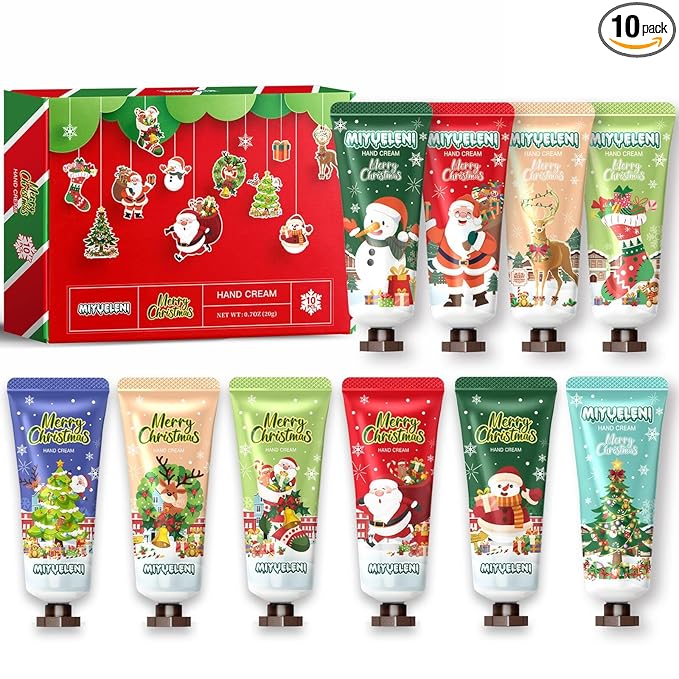 10 Pack Christmas Hand Lotion Gift Set Bulk, Mothers Day Gifts, Teacher by Unknown