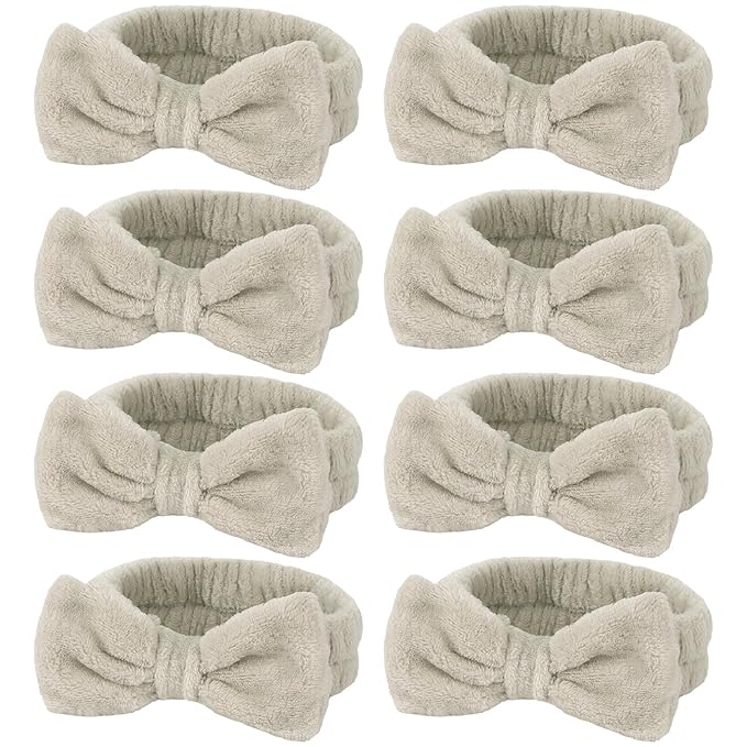 Ondder 8 Pcs Coffee Skincare Headbands Microfiber Hairband by Ondder