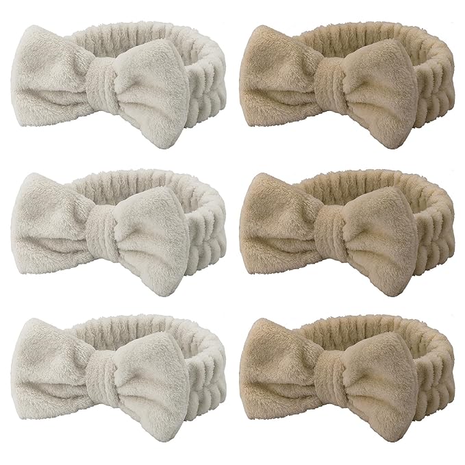 Casoty 6 Pcs Spa Headbands, Hair Holder by Casoty