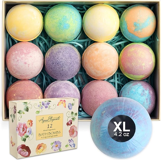 Aqua Elegante Flower Bath Bombs Gift Set by AquaElegante