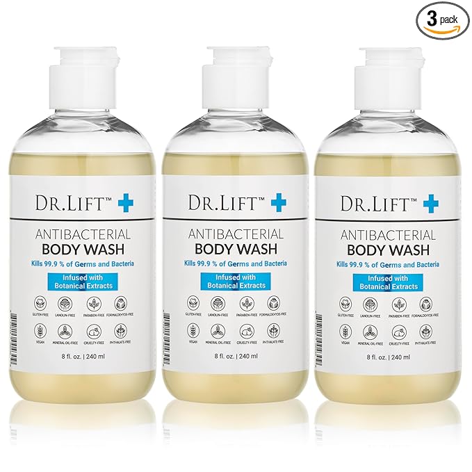 DR. LIFT Antibacterial Body Wash, 8 oz by DrLift