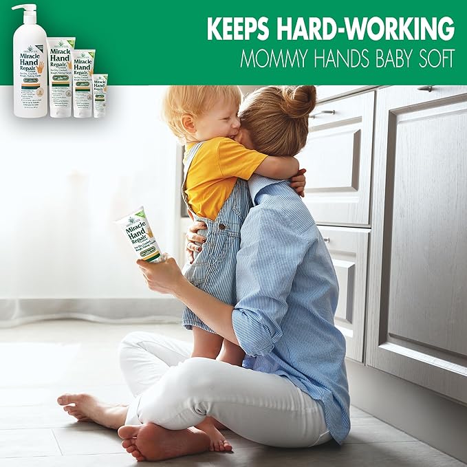 Miracle Hand Repair Cream for Dry Cracked Hands 1 oz Best Healing Hand Cream - Image 2