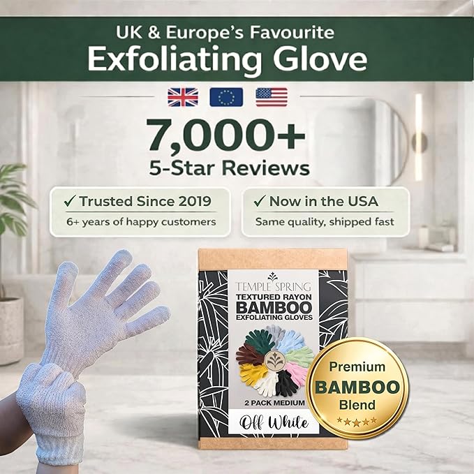 Temple Spring Shower Gloves Exfoliating - Image 7