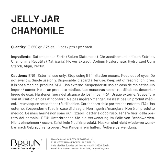 BRÜUN Peel-Off Chamomile Jelly Mask - Image 7