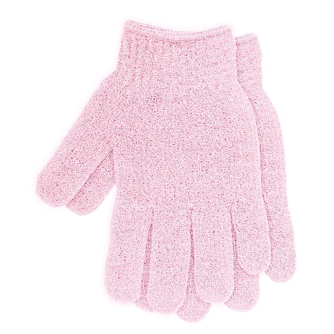 4 Pairs Exfoliating Gloves for Shower, Shower Gloves, Body Scrubber, Korean - Image 5