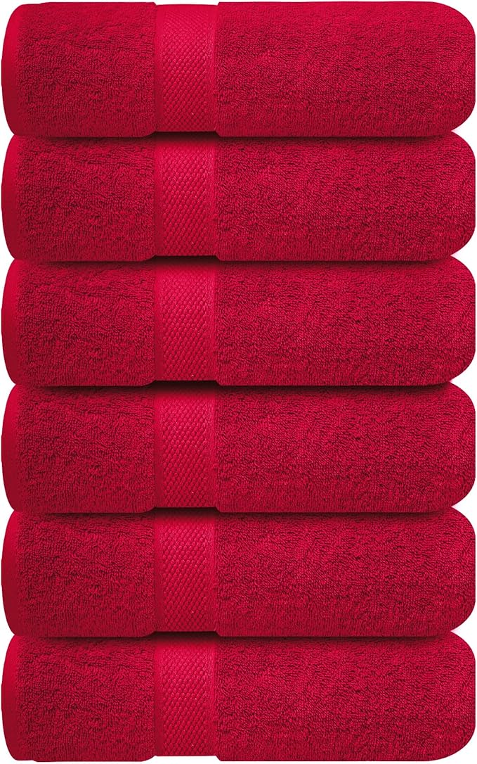 Infinitee Xclusives Burgundy Hand Towels - Image 8