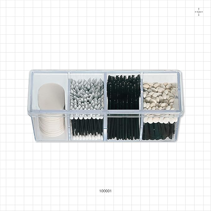 4-Compartment Makeup Organizer and Storage: Transparent Multi-Functional - Image 4