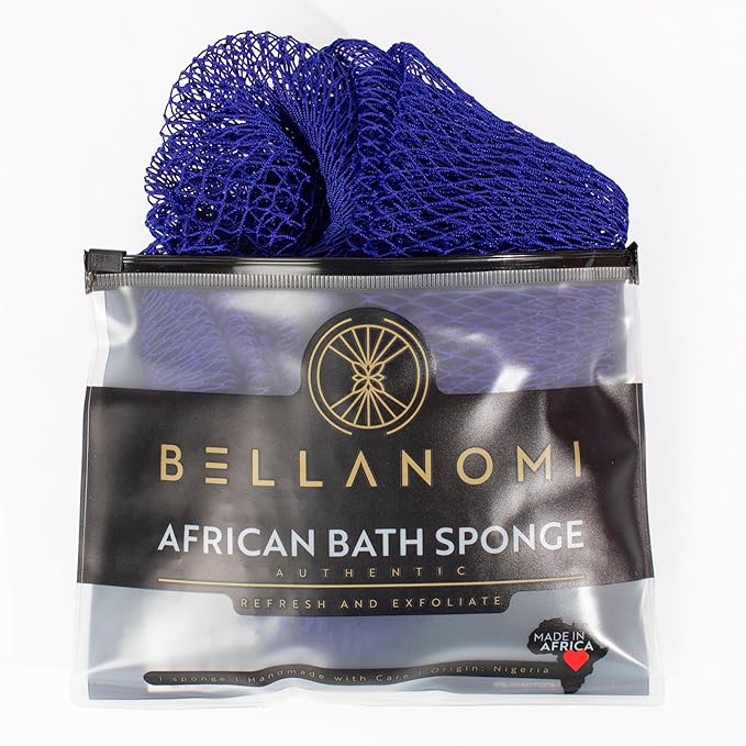 Bellanomi African Exfoliating Net Sponge Authentic Ethically Sourced from by Bellanomi