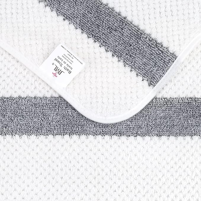 JML Large Bath Towels Set of 2, Microfiber Bath Towel - Image 3