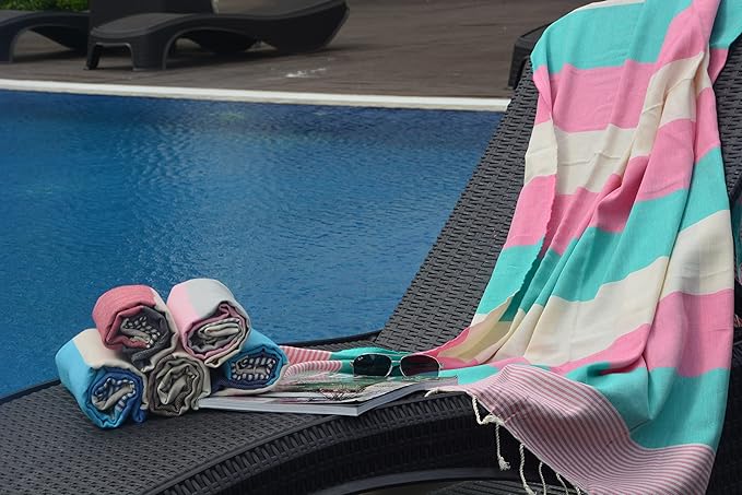 Turkish Beach Towel Peshtemal Blanket - Image 5