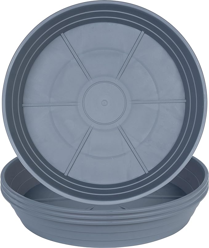 Plant Saucer 6 Inch 4 Pack 6 8 10 12 14 16 18 20 25, Plastic Plant Trays by LWALRS