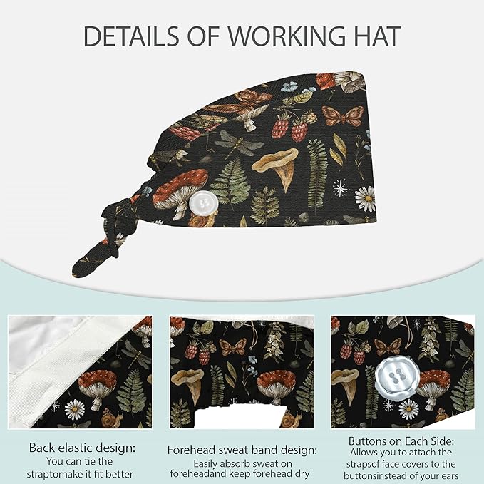 2 Pcs Working Cap with Sweatband - Image 3