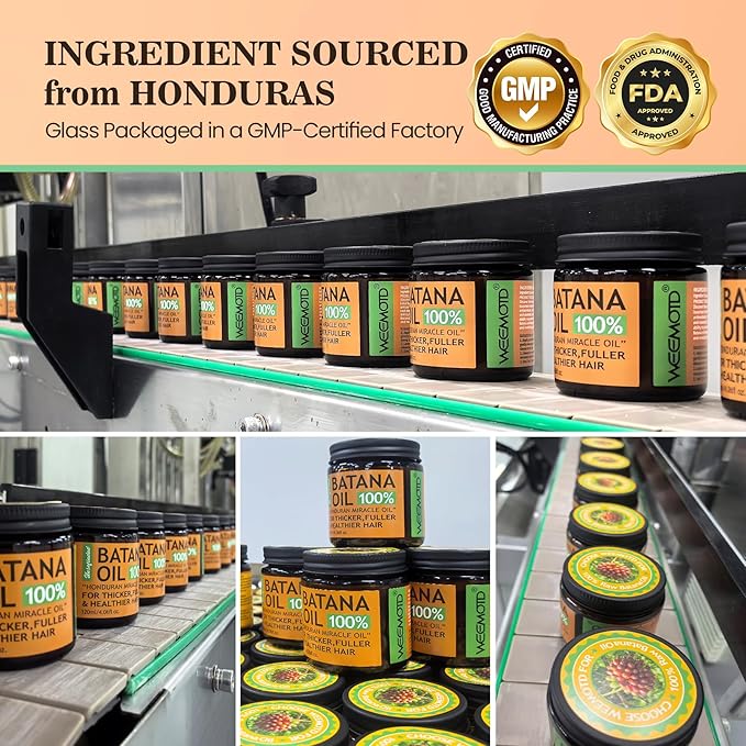 Batana Oil for Hair Growth Dr Sebi, 100% Raw Organic Batana Hair Mask from - Image 7