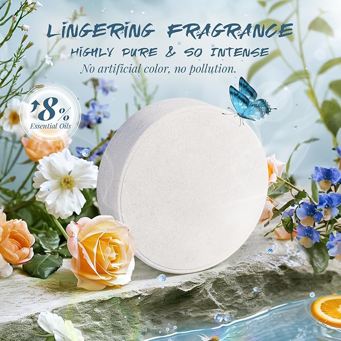 Shower Steamers Aromatherapy, 8% Natural Essential Oils, Women/Men Spa Steamer - Image 4