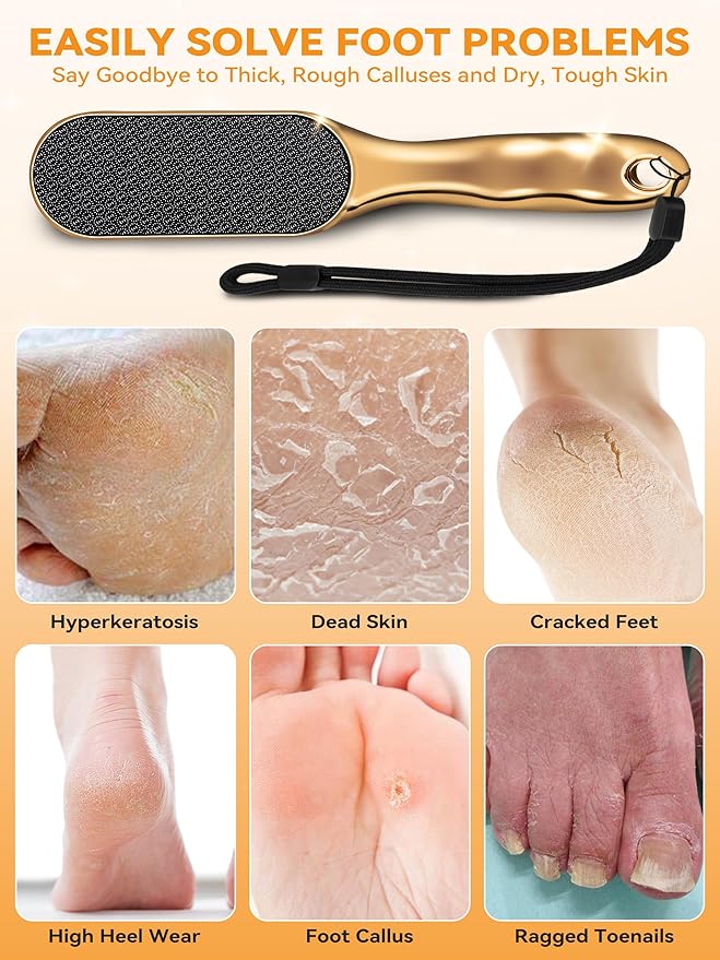 Beyond The Cream Veins Grain Foot File, Nano Glass Foot File, Hard Skin Callus - Image 5