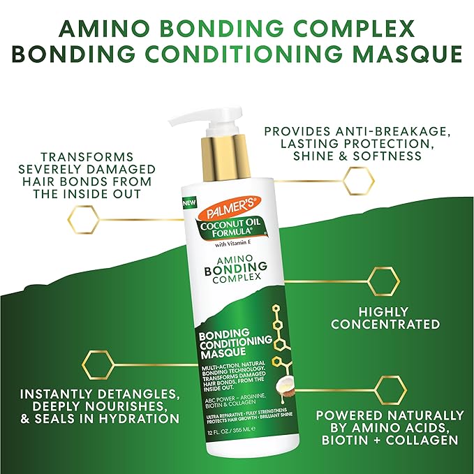 Palmer's Amino Bonding Complex Hair Mask, Intense Conditioning Masque Pack - Image 2