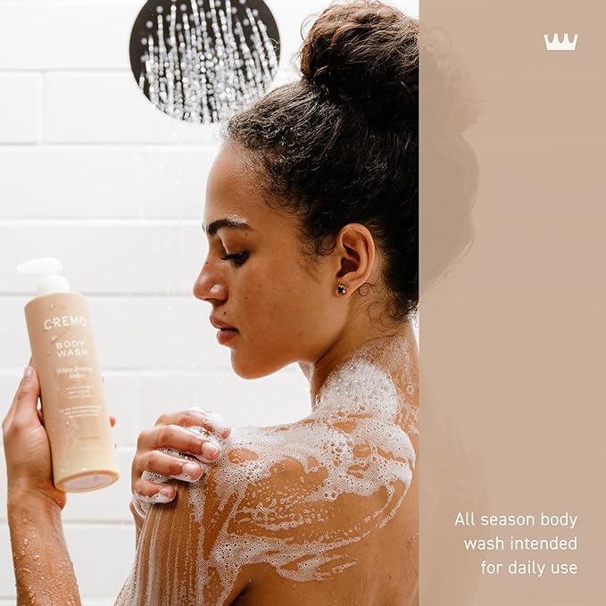 Cremo White Jasmine Amber Skin Moisturizing Body Wash - Image 5