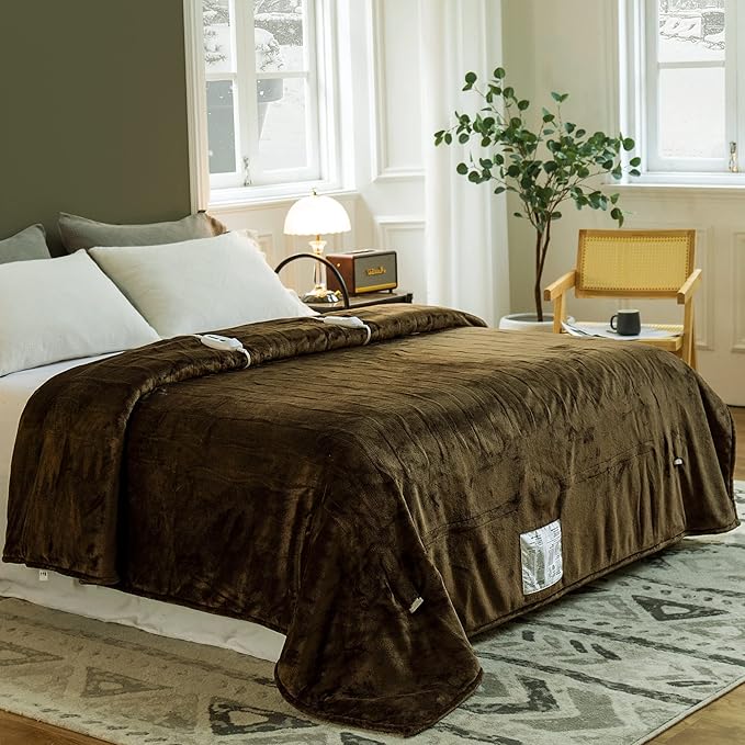 JET'S HOME Heated Blanket Queen 84"x90" by Jetshome