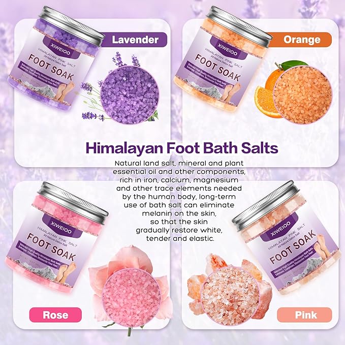 Tea Tree Oil Foot Soak Stubborn Foot Odor, Athletes Lavender Foot Soak - Image 2