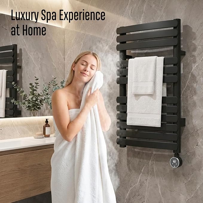 Towel Warmer, Large Size Heated Towel Rack - Image 7