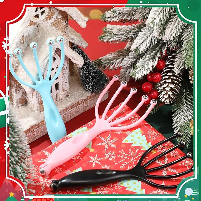 TrelaCo 24 Pcs Scalp Massager Portable Handheld Spa Head Massager - Image 5
