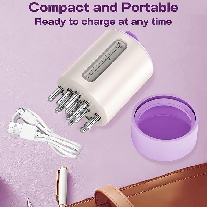 Electric Hair Oil Applicator & Scalp Massager 2 in 1, 15ml Capacity, Scalp Care - Image 6