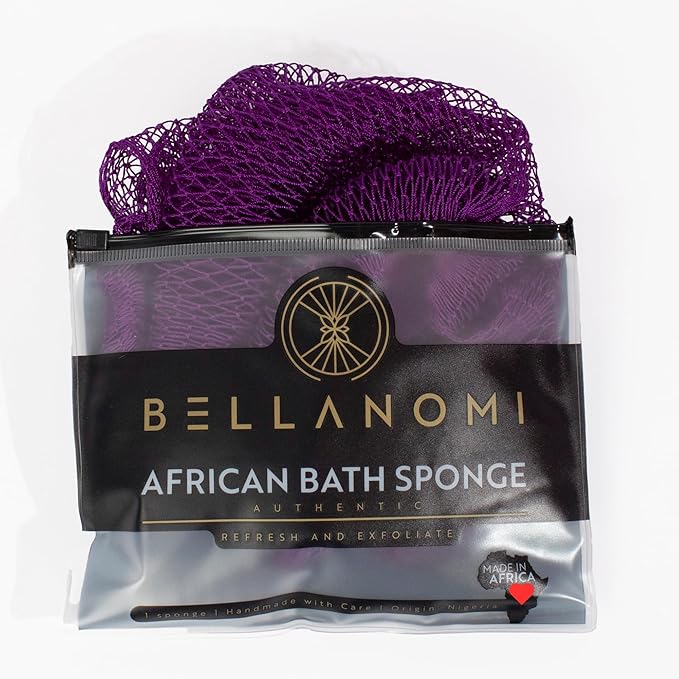 Bellanomi African Exfoliating Net Sponge, Ethically sourced from Nigeria by Bellanomi