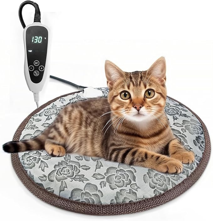GOLOPET Cat Heating Pad Round by Afullrangeofservicesforyourpet
