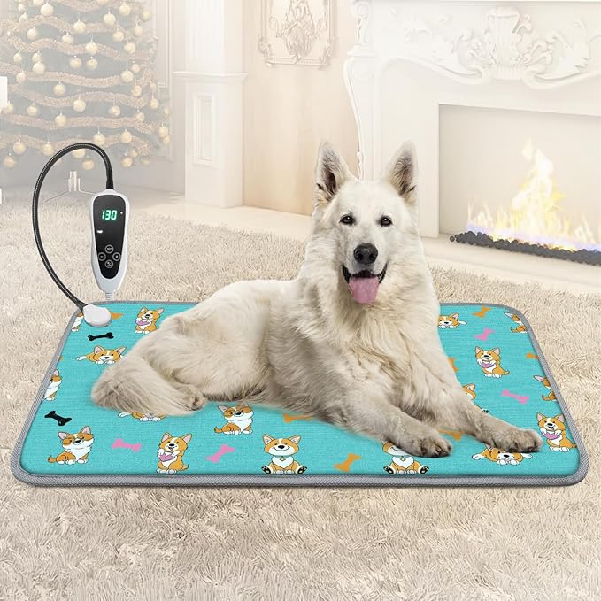 GOLOPET Large Dog Heating Pad 34x21in by Afullrangeofservicesforyourpet
