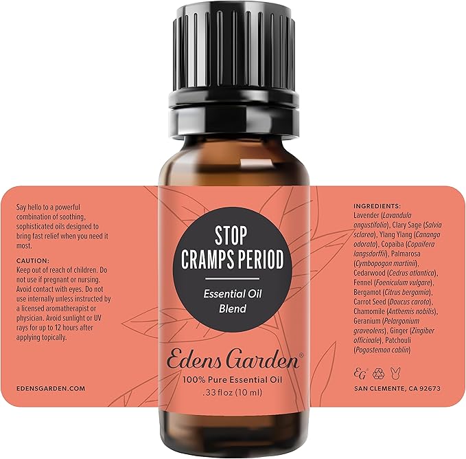 Edens Garden Stop Cramps Period Essential Oil Blend- 100% Pure Premium Grade - Image 9