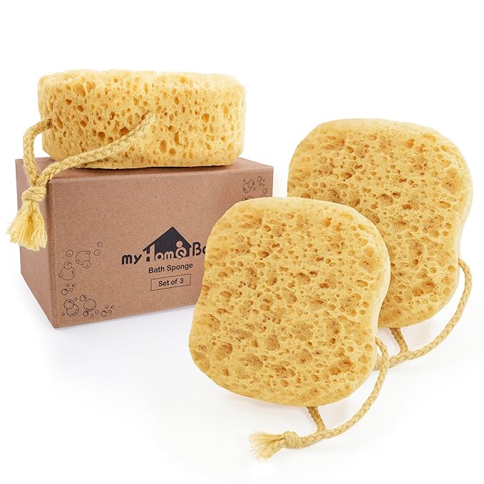 myHomeBody Bath Sponge, Foam Loofah, Body Scrubber by myHomeBody