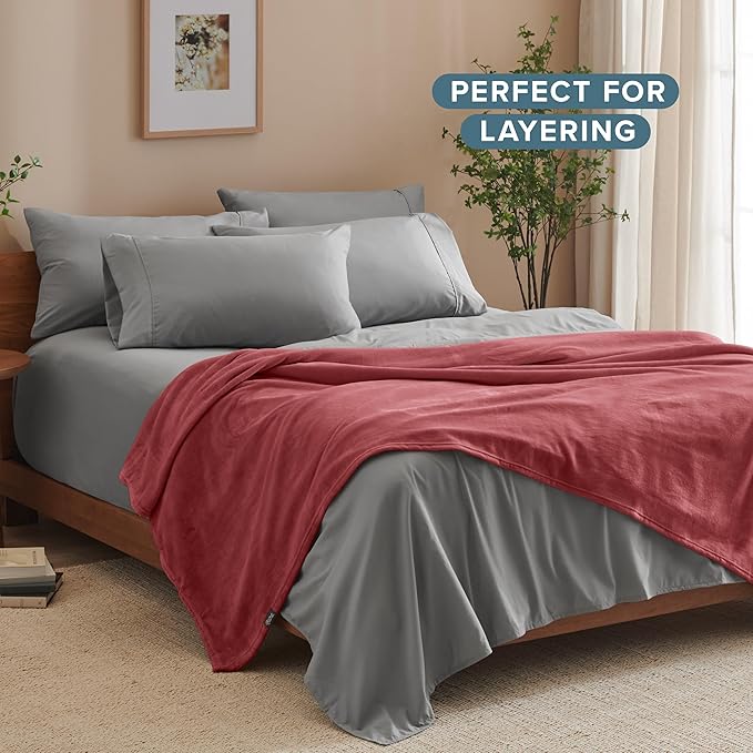 Bare Home Fleece Blanket - Image 8