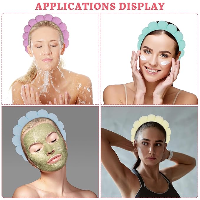 10 Pcs Spa Headband Bulk for Women Makeup Headband for Washing Face - Image 6