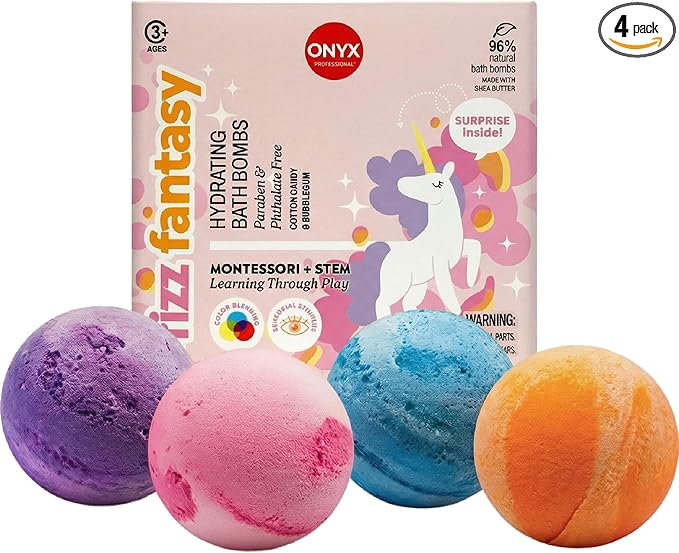 ONYX Professional Fizz Fantasy Unicorn Bath Bombs by OnyxProfessional