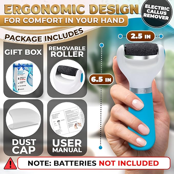 Electric Foot Callus Remover Tool | Batteries Not Included – High-Speed Foot - Image 3