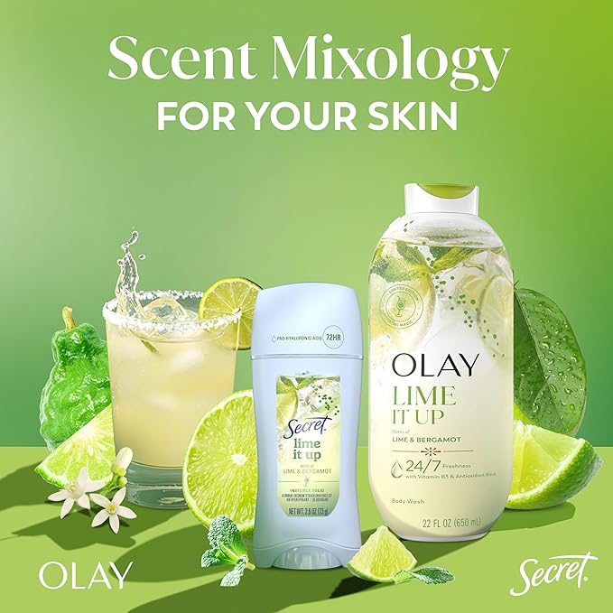 Olay Body Wash for Women, 24/7 Skin-Loving Freshness, Miami Mocktails, Plant - Image 10