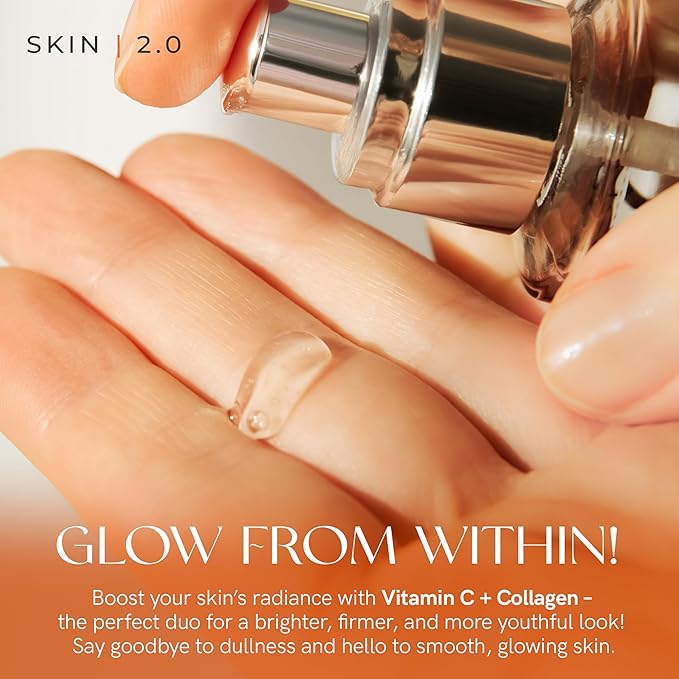 Skin 2.0 Vitamin C & Collagen Serum & Day Cream Set - Image 6