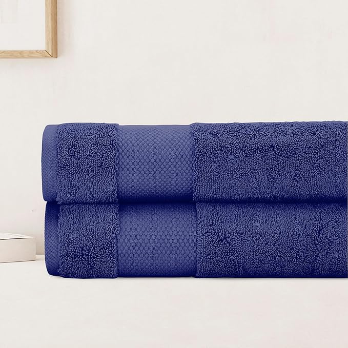 BIOWEAVES 100% Organic Cotton 700 GSM Plush Luxury Bath Towels by BIOWEAVES
