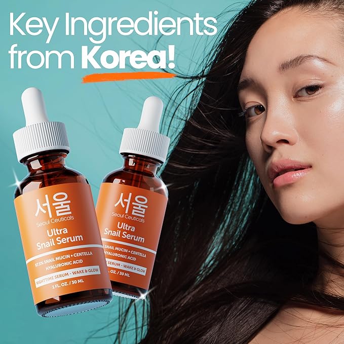 SeoulCeuticals Korean Skin Care 97.5% Snail Mucin Serum – K Beauty Skincare - Image 8